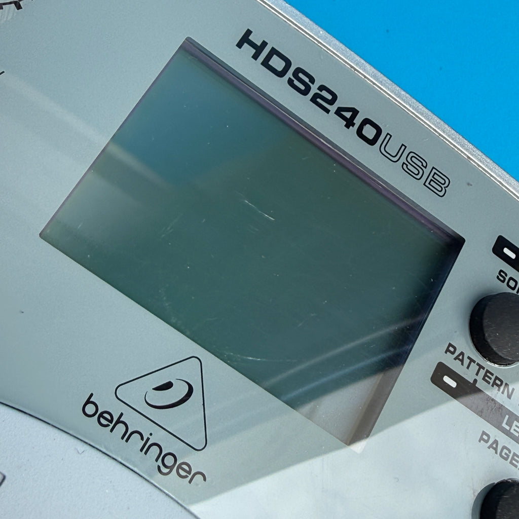 BEHRINGER HDS240USB Electronic Drum Part: Sound Module & AC Adapter [Tested]